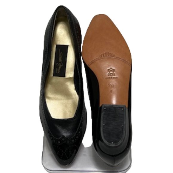 SESTO MEUCCI OLE Black Patent Leather Flats 5.5M - Picture 8 of 16